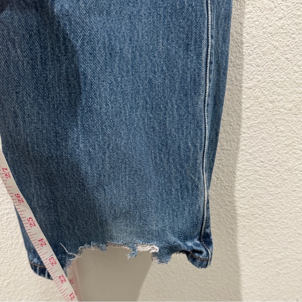 Levi’s Men’s 501 Straight Fit 100% Cotton Button Fly Denim Blue Jeans Size 38 - Picture 5 of 16